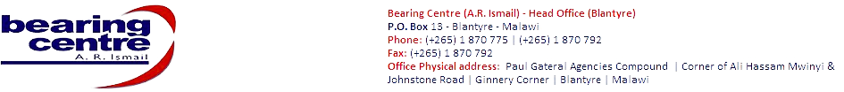 Bearing Centre